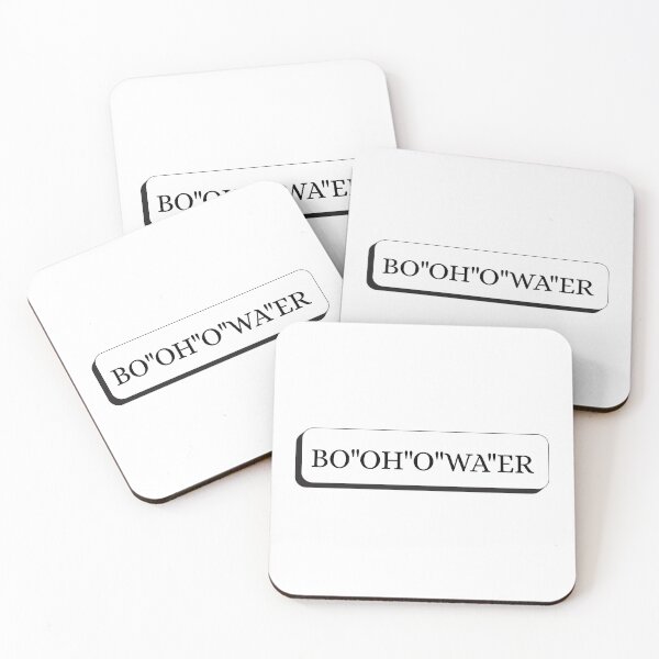 Item preview, British Accents Bo'oh'o Wa'er Bottle Of Water designed and sold by Dondonmart.