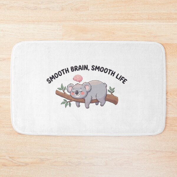 Item preview, Smooth Brain Smooth Life Funny Sleeping Koala designed and sold by Petzzz.