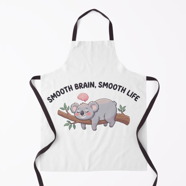 Item preview, Smooth Brain Smooth Life Funny Sleeping Koala designed and sold by Petzzz.