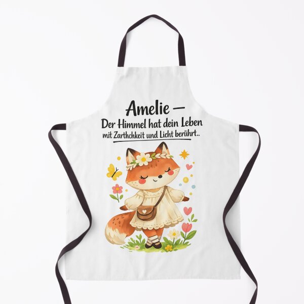 Item preview, Personalized fox children's room poster with the name Amelie designed and sold by LoveNurseries.