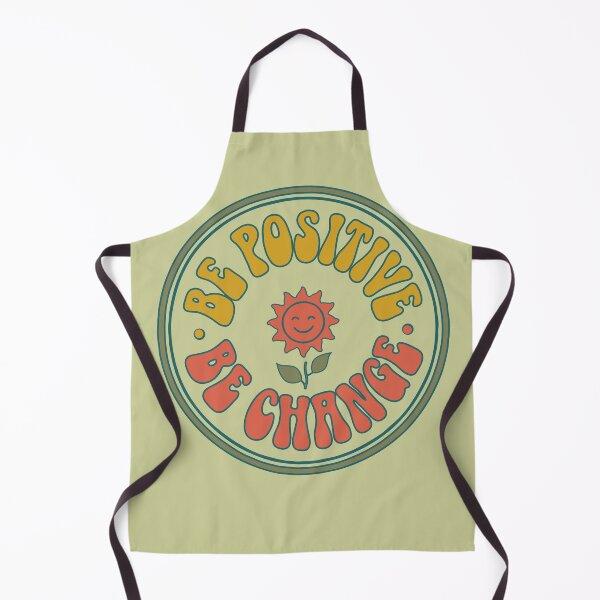 Item preview, be positive quote retro print designed and sold by studioMoSa.