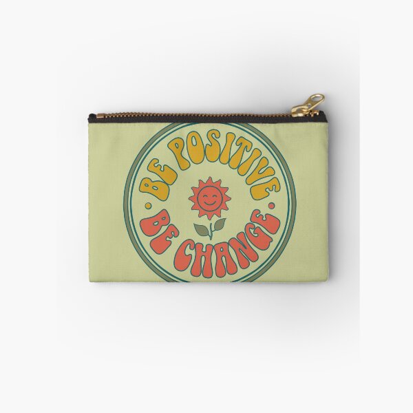 Item preview, be positive quote retro print designed and sold by studioMoSa.