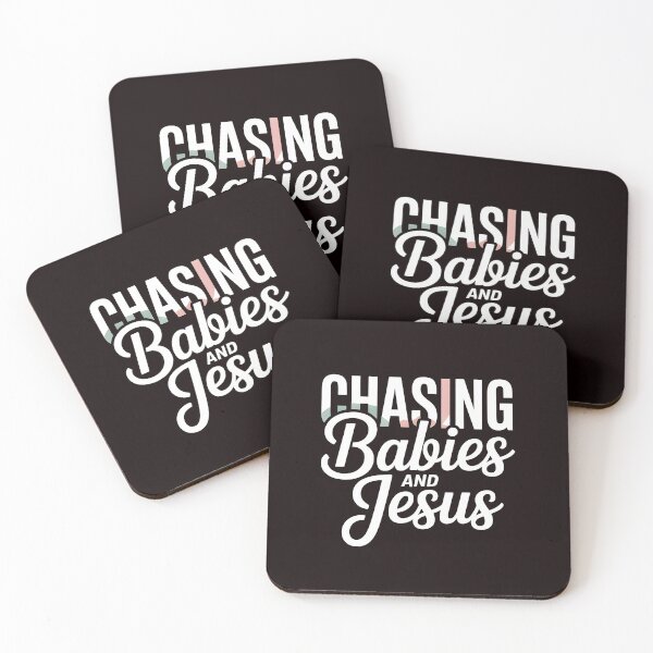 Item preview, Chasing Babies And Jesus Tshirt – Uplifting Parenting Christian Humor designed and sold by Redgiant87x.