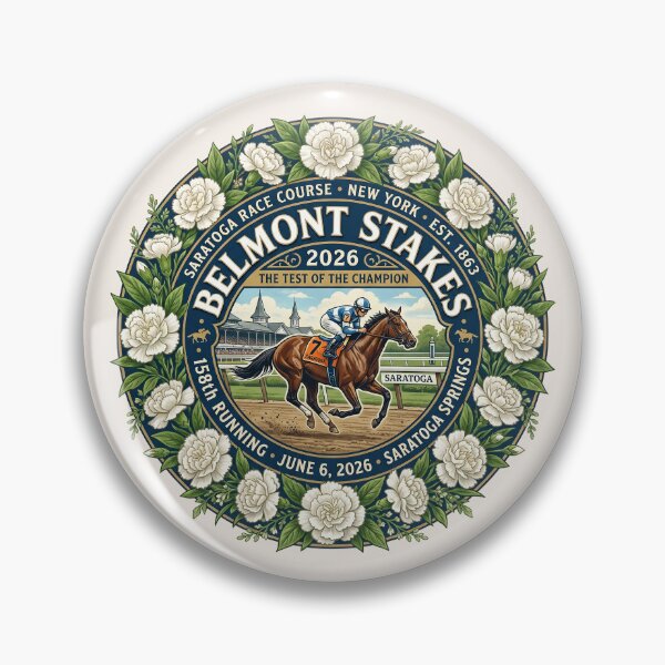 Item preview, 2026 Belmont Stakes 158 Horse Racing Apparel designed and sold by Ginny Luttrell.