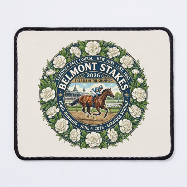 Item preview, 2026 Belmont Stakes 158 Horse Racing Apparel designed and sold by Ginny Luttrell.