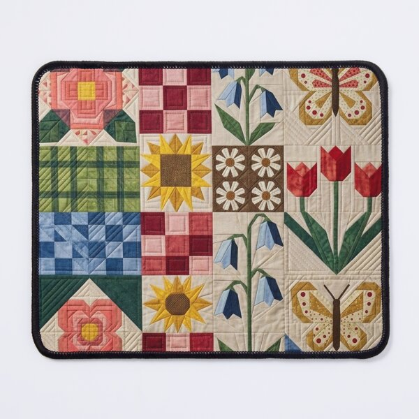 Item preview, Nature Quilt Block Pattern designed and sold by yunamaliskova.