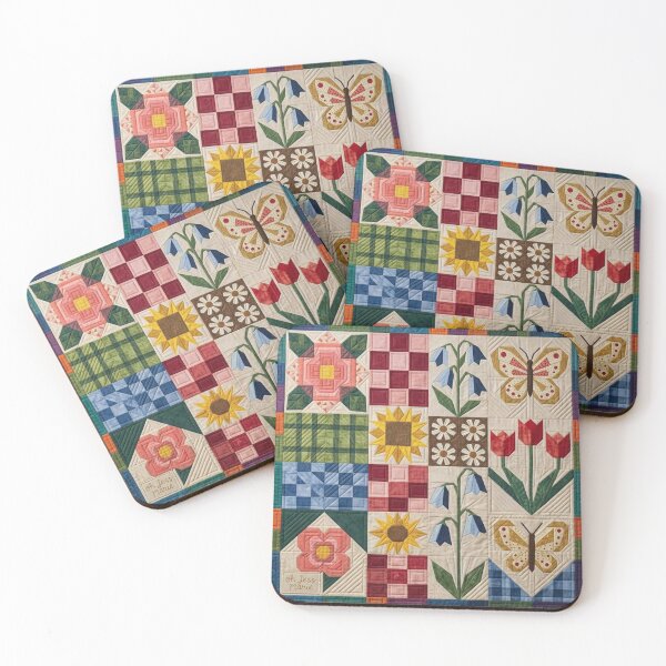Item preview, Nature Quilt Block Pattern designed and sold by yunamaliskova.