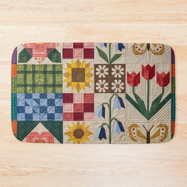 Item preview, Nature Quilt Block Pattern designed and sold by yunamaliskova.