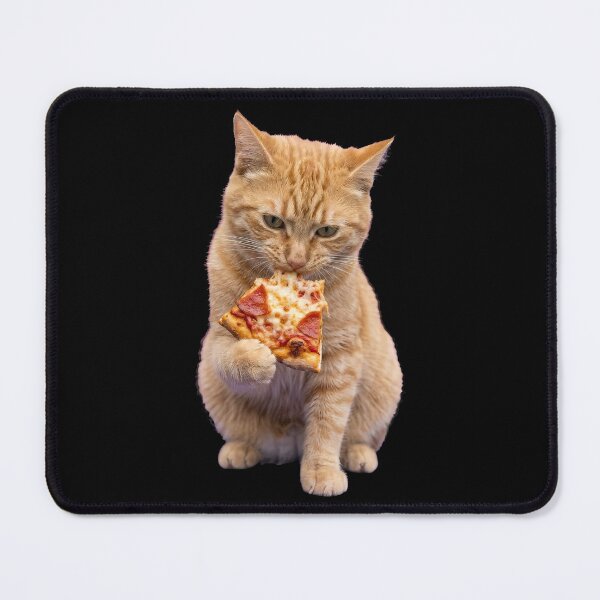 Item preview, Funny Orange Cat Eating Pepperoni Pizza designed and sold by k3rstman1.