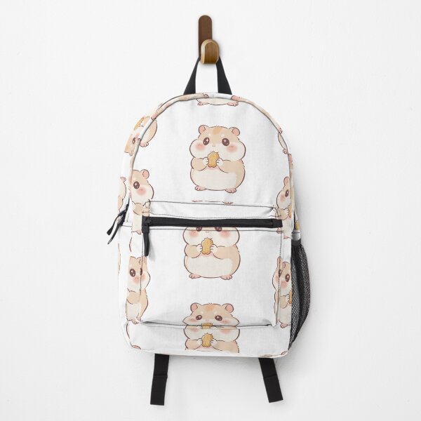 Item preview, Cute Chubby Hamster Holding Peanut Kawaii Style designed and sold by MJ ART.