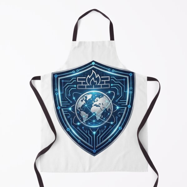 Item preview, Cyber Security Shield Tech Circuit Globe Illustration designed and sold by lKenima.