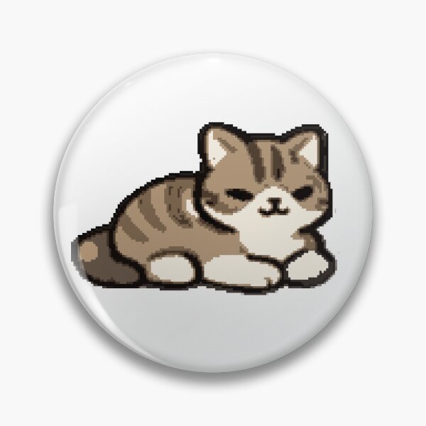 Item preview, Pixel cat lying down designed and sold by Pop'Eti.