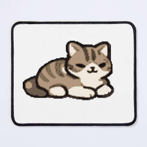 Item preview, Pixel cat lying down designed and sold by Pop'Eti.