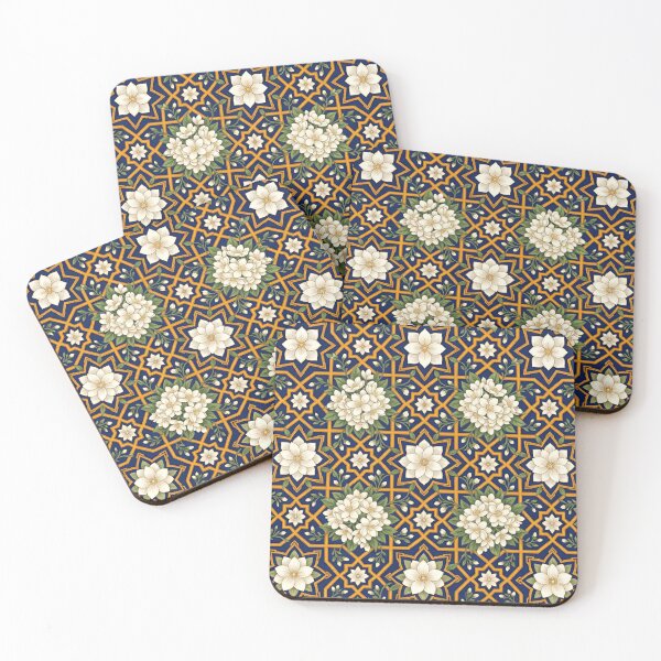 Item preview, Jasmine Flowerburst Royal Indian Geometric Pattern designed and sold by RajRang.