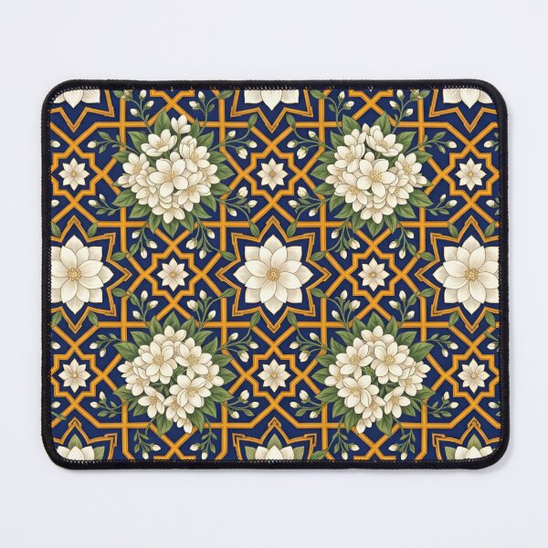 Item preview, Jasmine Flowerburst Royal Indian Geometric Pattern designed and sold by RajRang.