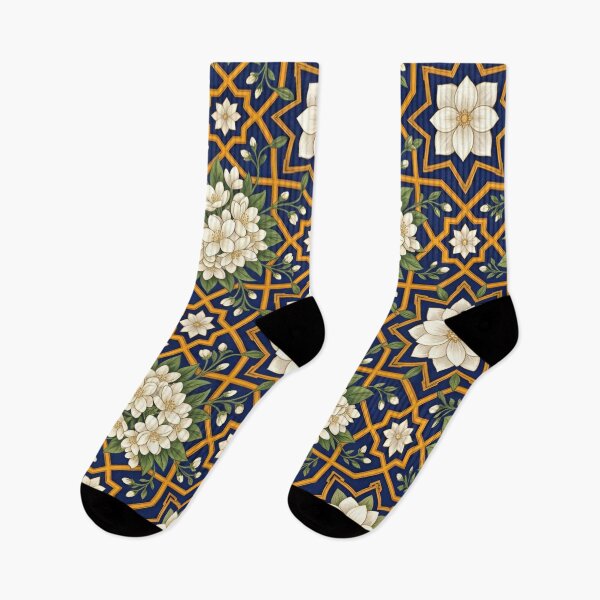 Item preview, Jasmine Flowerburst Royal Indian Geometric Pattern designed and sold by RajRang.