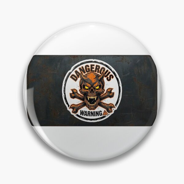 Item preview, Danderous Warning designed and sold by VibeStickerCoX.