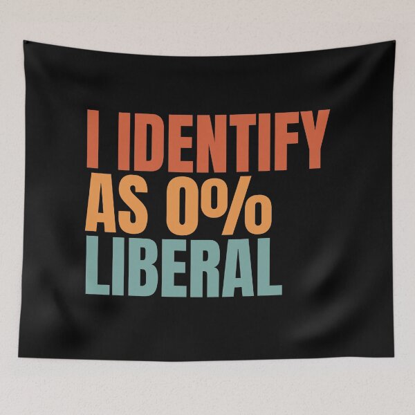 Item preview, I Identify As 0 Percent Liberal designed and sold by Dondonmart.