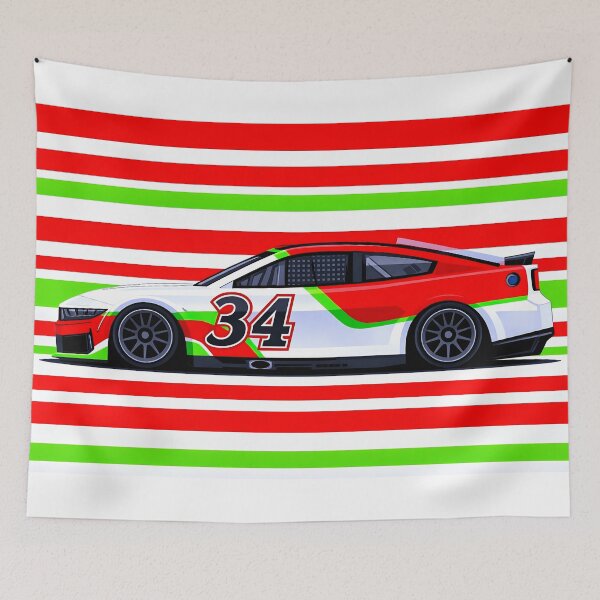 Item preview, #34 Todd Gilliland 2026 Nascar Side View designed and sold by PitWallArt.