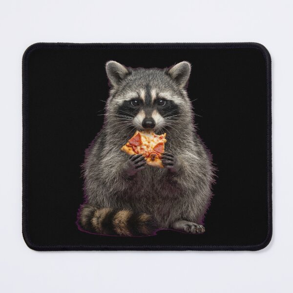 Item preview, Realistic Raccoon Eating Pepperoni Pizza Slice designed and sold by k3rstman1.