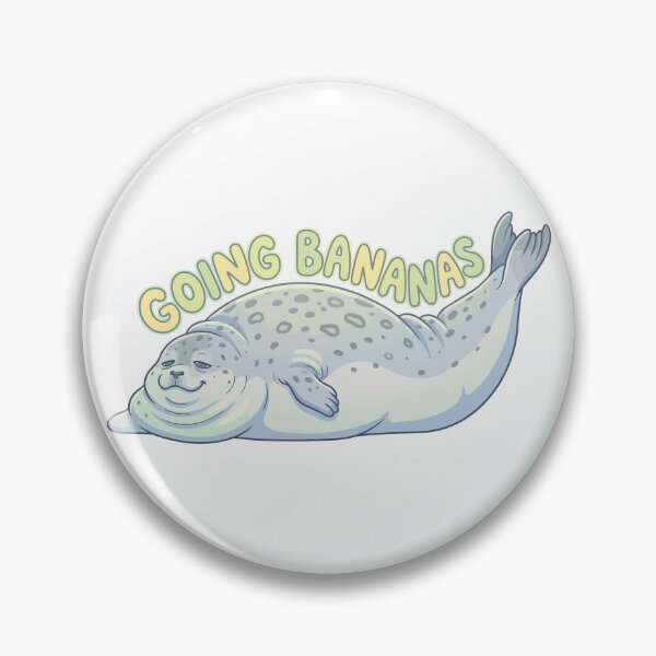 Item preview, Going Bananas Relaxed Ringed Seal designed and sold by Petzzz.