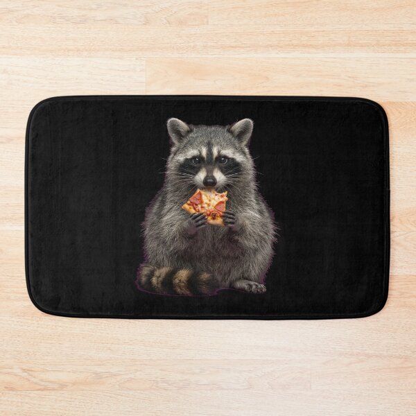 Item preview, Realistic Raccoon Eating Pepperoni Pizza Slice designed and sold by k3rstman1.