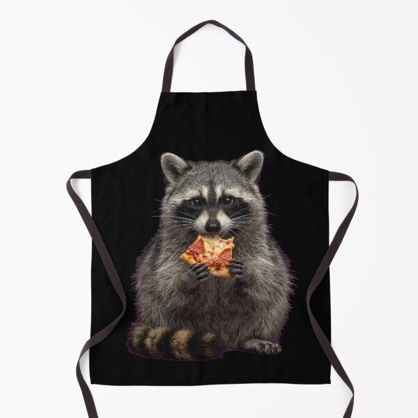 Item preview, Realistic Raccoon Eating Pepperoni Pizza Slice designed and sold by k3rstman1.