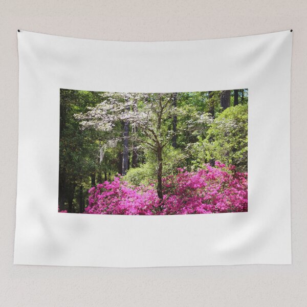 Item preview, Bright Pink Blossoms in a Forest designed and sold by Cynthia48.