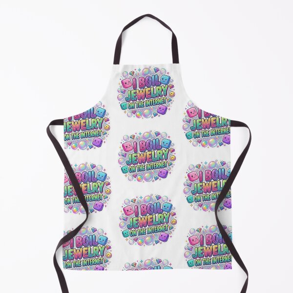 Item preview, I Boil Jewelry On The Internet – Colorful Glitter Bubble Fizz Diamond Design designed and sold by RahRahsCreation.