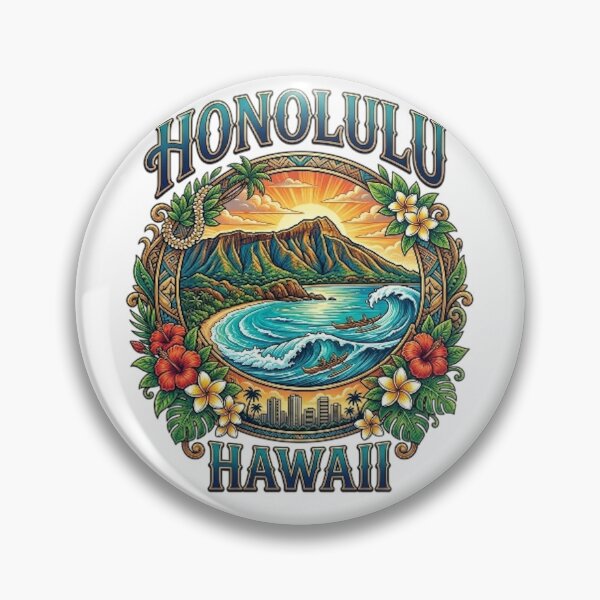 Item preview, HONOLULU, HAWAII designed and sold by likbatonboot.