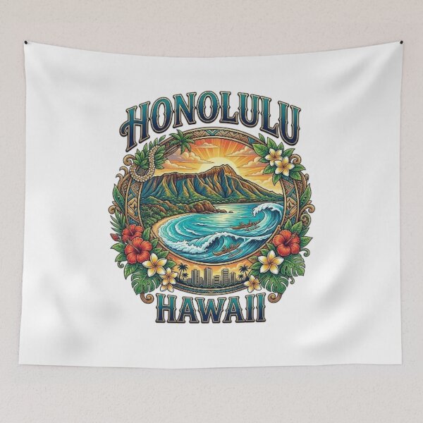 Item preview, HONOLULU, HAWAII designed and sold by likbatonboot.