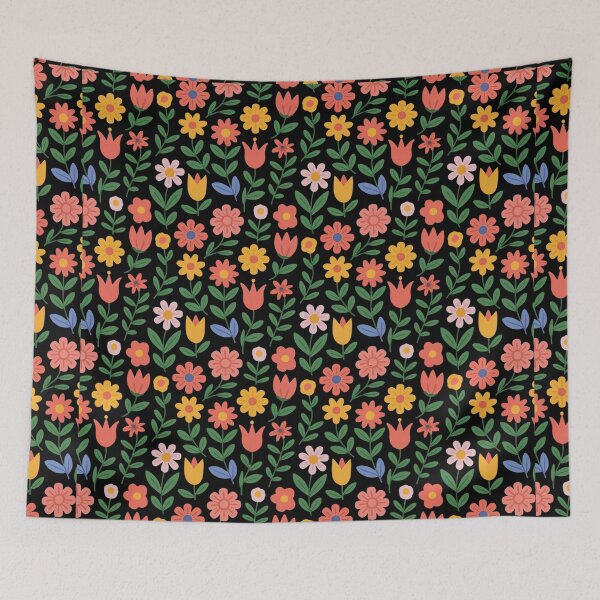 Item preview, Colorful Floral Seamless Pattern Cute Spring Design designed and sold by WikaKowalczyk.
