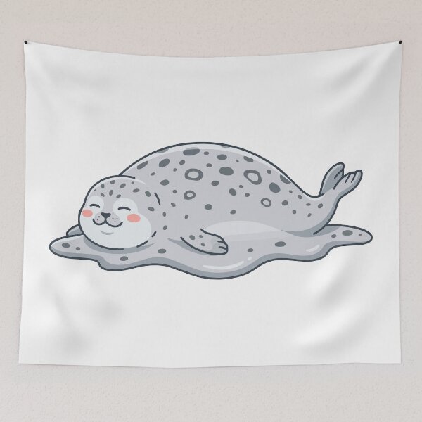 Item preview, Blubber Puddle Melting Lazy Harbor Seal designed and sold by Petzzz.