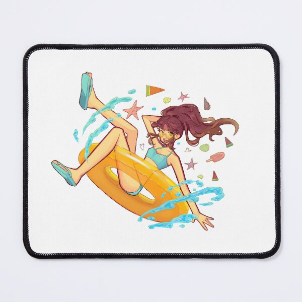Item preview, Summer Beach Girl Floatie designed and sold by MilkTeaMari.