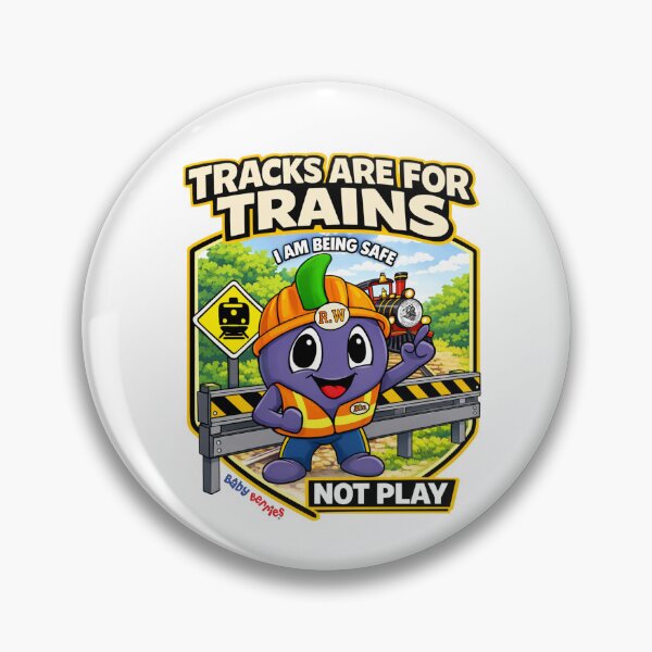 Item preview, Baby Berries “Tracks Are for Trains Not Play” designed and sold by Baby Berries™ Shop.