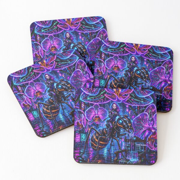 Item preview, Cyber Orchid Rider: Neon Ant Odyssey designed and sold by MagicMood Creations.