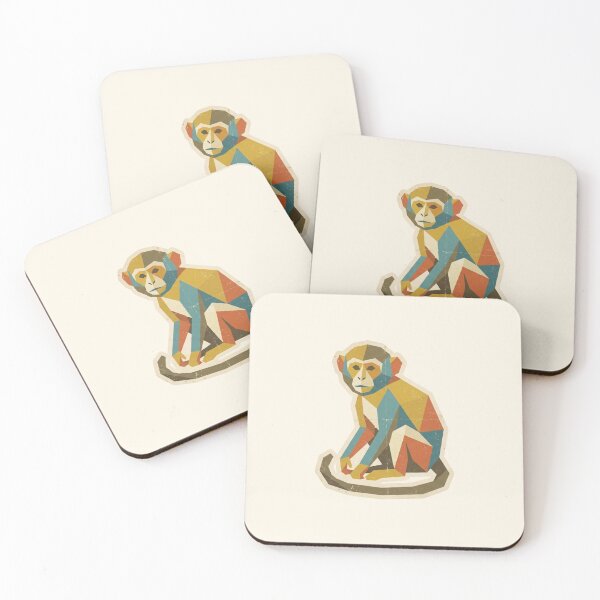 Item preview, Colorful Vintage Monkey – Pop Art Ape Design for Design Students designed and sold by bsbd-action.