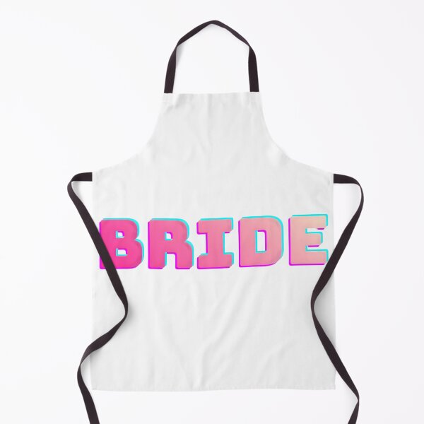 Item preview, Pop Art Style Pink & Cyan "BRIDE" Graphic Design designed and sold by VibranPalette.