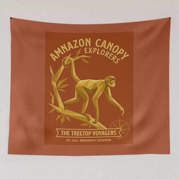 Item preview, Amazon Canopy Explorers Poster – Expedition Design for Jungle Lovers designed and sold by bsbd-action.