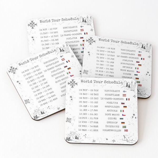 Item preview, Biathlon world tour 2026-27 designed and sold by RedBibSkiMemes.