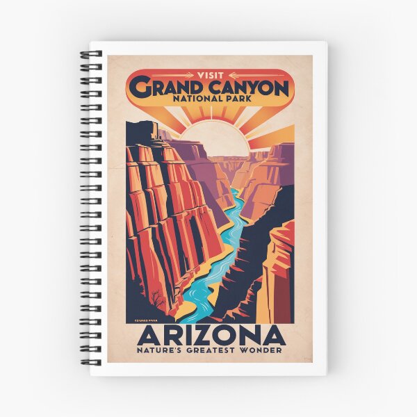 Item preview, Grand Canyon Vintage Travel Poster Sunset Design designed and sold by bobparduephoto.