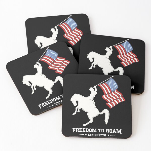 Item preview, Freedom To Roam Since 1776 Patriotic Horse Design designed and sold by margamPagenberg.