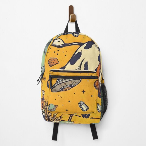 Item preview, The Big Leap - Retro Space Cow Adventure designed and sold by RumiRogue.