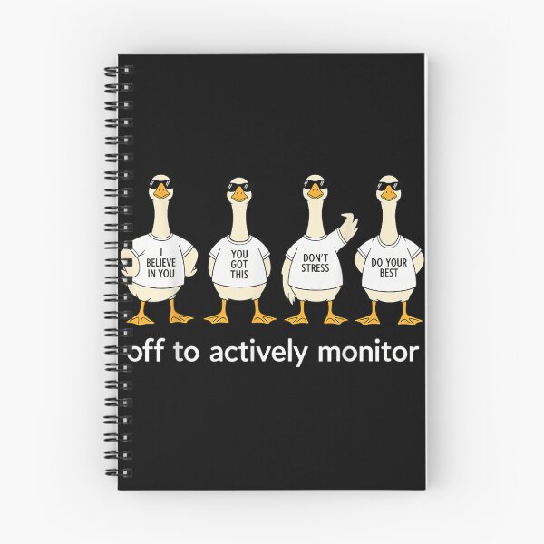 Item preview, Funny Motivational Geese Team Support Positive Affirmations Active Monitoring Silly Goose Design designed and sold by GalenoHenley.