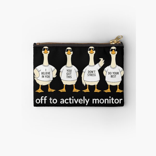Item preview, Funny Motivational Geese Team Support Positive Affirmations Active Monitoring Silly Goose Design designed and sold by GalenoHenley.