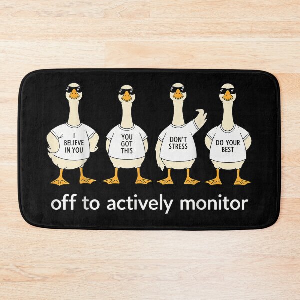 Item preview, Funny Motivational Geese Team Support Positive Affirmations Active Monitoring Silly Goose Design designed and sold by GalenoHenley.