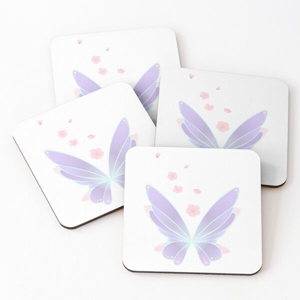 Item preview, Ethereal Purple Wings with Floral Accents designed and sold by Rehnair.
