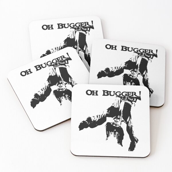 Item preview, Jack Sparrow Silhouette – “Oh Bugger” Pirate Humor Design designed and sold by inallusha.