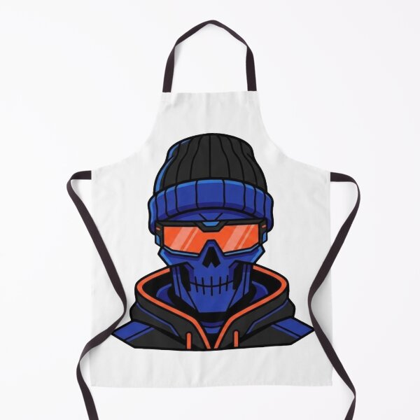 Artikelvorschau, Düsterer urbaner Totenkopf mit futuristischer orangefarbener Sonnenbrille entworfen und verkauft von lKenima.