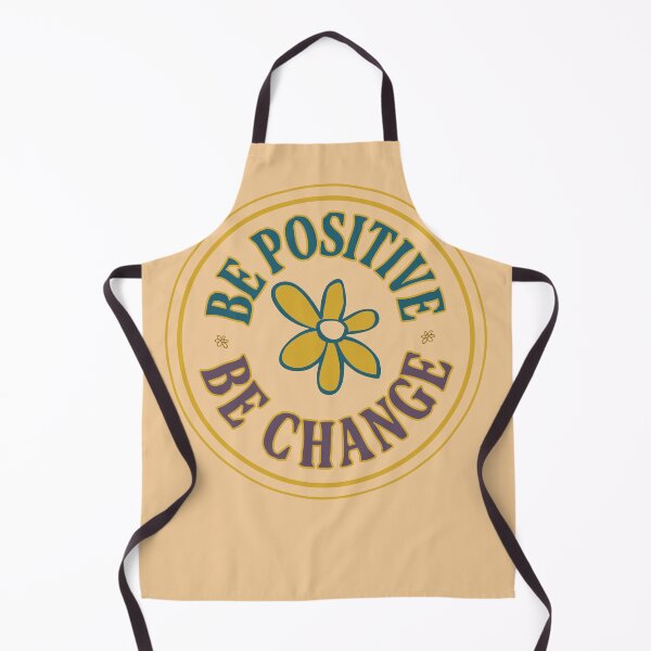 Item preview, be positive quote retro print designed and sold by studioMoSa.